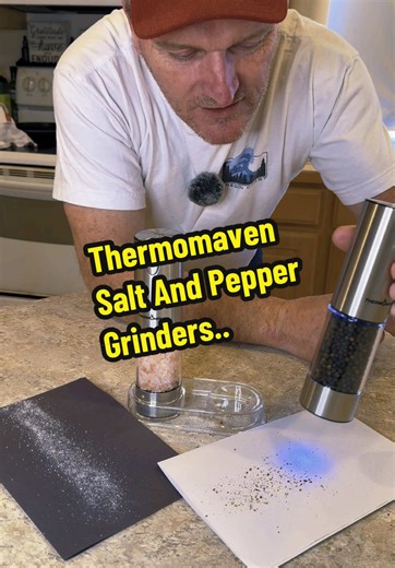 New salt and pepper grinders.. #saltandpepper #saltgrinder #peppergrinder #kitchenmusthaves #backinstock #TikTokShopCreatorPicks #TikTokShopSpringGlowUp #ttslevelup @Thermomaven