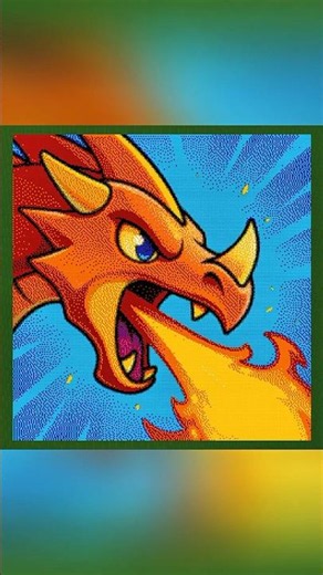 Dragon 🐉🐲#pixelart #minecraft #shorts