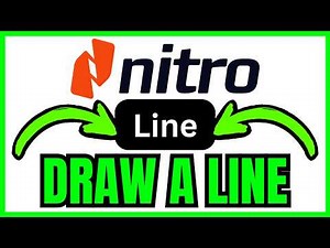 How To DRAW LINE In Nitro PDF (QUICK & EASY) 2026