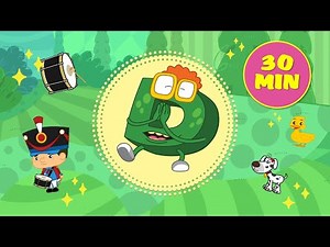 Dance with D-Monster! 🥁🐶 | 30-Min Song Loop for Babies | Video for toddlers to watch and learn