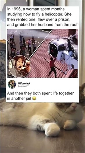 She learned to fly just to break him out of prison