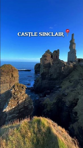 Castle Sinclair 🏰 #scotland #explorescotland #scotlandtravel