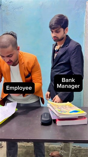 Bank manager aur Employee #shorts #trendingshorts #brothersreel #bank