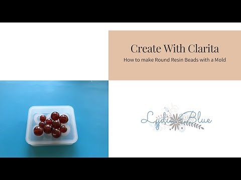 How to make Round Resin Beads with Epoxy Resin and a Silicone Mold