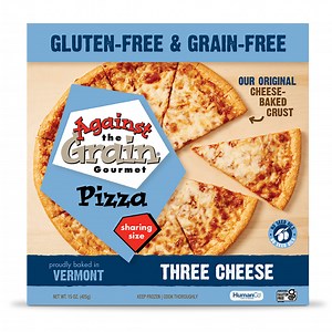 Against the Grain Gluten Free Pizza, Three Cheese Frozen Pizza,10-inch, 15 oz.