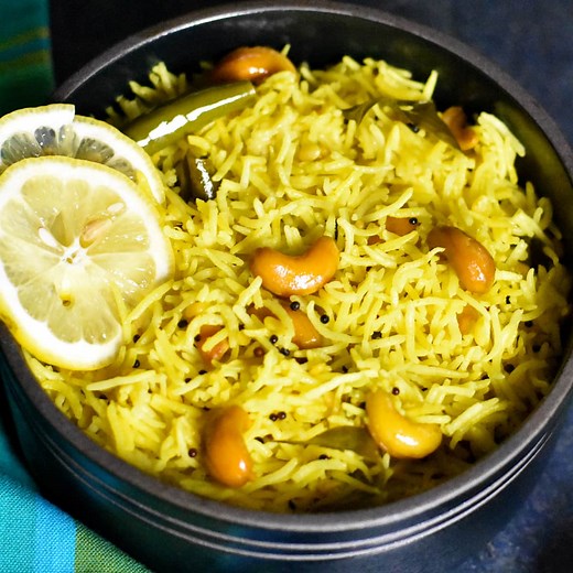 Lemon Rice (Indian)- Instant Pot / Stove