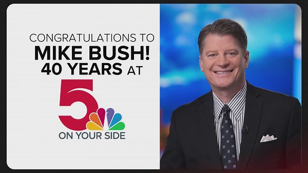 Mike Bush celebrates 40 years at KSDK!