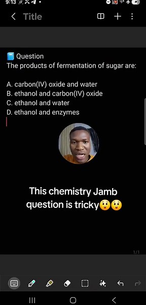 Daily JAMB Question 🔥 Can you solve this before the timer ends? Premium class available for serious students preparing for JAMB. #jamb2026 #jambprep #jambquestions #jambrevision #jambstudents