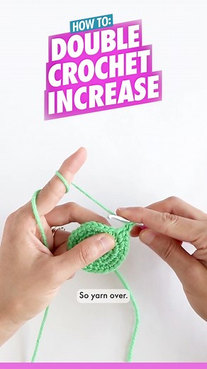 How to Crochet: Double Crochet Increase Tutorial 💕🧶💖 I hope this helps someone 😊 #crochetersoftiktok #crochet #crochettok #yarnlovers #yarnhack #crochetstitch #crochetstitches #crochetstitchtutorial #crochettutorial #crochettutorials #amigurumis #crochetaddiction #crocheter #handsatwork