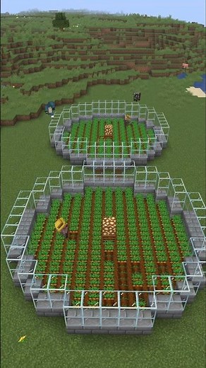 AUTOMATIC CROP FARM in Minecraft 1.21!🤯😱🤯!