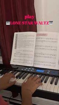 How to play Lone Star Waltz on piano for beginner learners that want to learn piano
