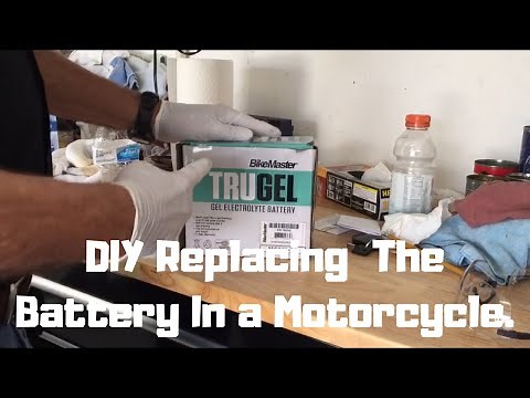 CHANGING THE BATTERY OUT OF YOUR HARLEY DAVIDSON, with a proximity alarm system.