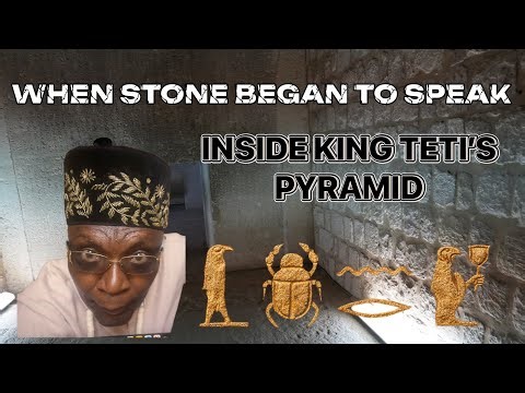 King Teti's Secret: Why Pyramids Started Talking