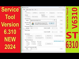 ST V.6310, V6310 Canon Service Mode Tool Version 6.310 NEW 2024 support code Error 5B00...