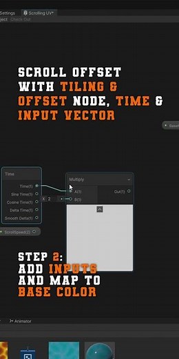 URP Shader Graph Basics - Scrolling UV | Unity Tutorial
