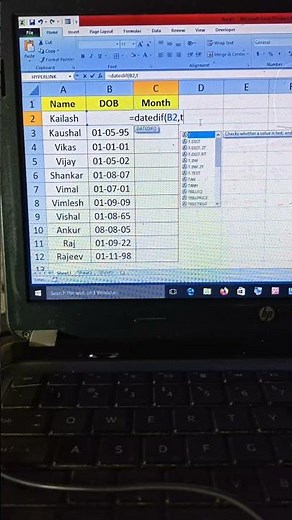Excel Month Calculation: 3 Tricks You NEED to Know. #excel #tips