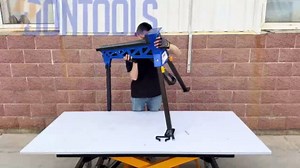 SoonTools JawHorse Clamping Foldable Saw Horse, Portable Work Bench Table with 550 LBS Load Capacity, 2200 LBS Clamping Force Material Support Station, Woodworking Accessory for Table Saws & Planers