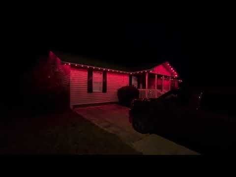 New LemonNova Permanent Outdoor Lighting Brogan and I installed.