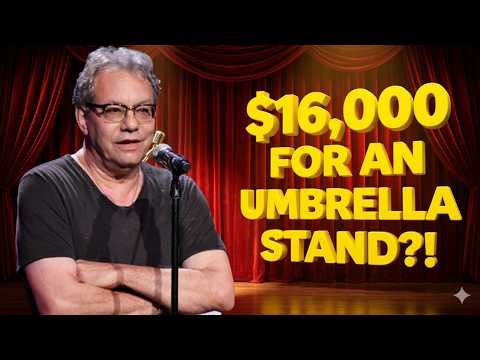 Laugh Burst Stories: The $16,000 Umbrella Stand & Corporate Greed | Lewis Black Stand Up