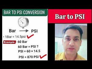 Bar to PSI Conversion #bartopsi