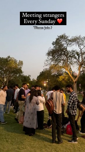 Xcited | Community | Meetups | Workshops on Instagram: "Save this reel if you are looking to spend your weekends in Delhi with Strangers. XCITED is the place for you! A place where strangers meet, share their stories, make bonds, cherish them and maybe some of them for life. It is not a community, Xcited is a family. We conduct stranger’s meetup every weekends. On a journey to explore people and places, we keep changing our location every time within Delhi. The story does not end here, rather th