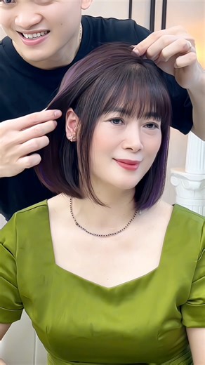 Khuôn mặt to tròn muốn trẻ tham khảo ngay kiểu tóc này | 1900 Hair Salon