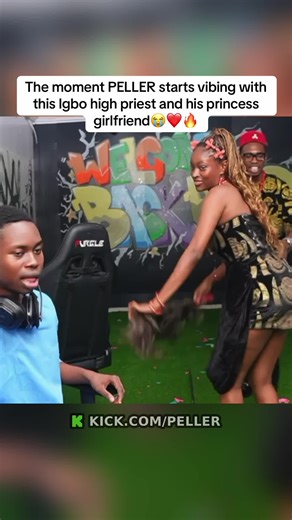 Peller's Vibrant Moment with Igbo High Priest and Princess