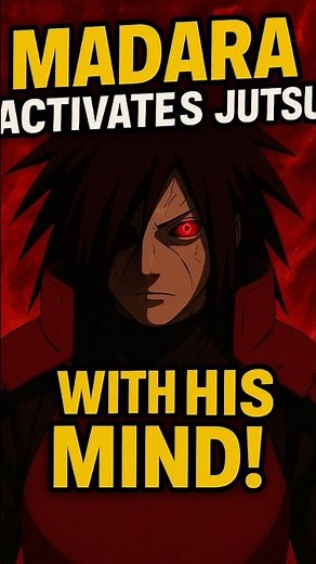 🔥 Madara’s Secret Power – Jutsu Without Hand Signs! 👁️🔥 #naruto #shorts