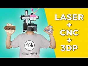 Making Things with the Snapmaker 3-in-1 CNC, Laser Cutter, & 3D Printer