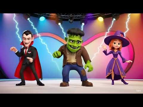 “👻 Monster Dance Party! Can You Keep Up?”