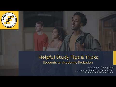Helpful Study Tips & Tricks