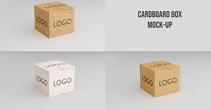 Cardboard Box Mock-up