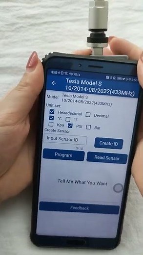 QQr NFC TPMS Demo Video