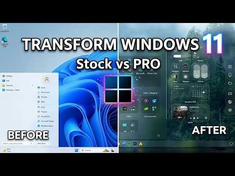 Make Windows 11 Look INSANELY Clean & Pro in 5 Minutes ! ⚡(2026 Guide)