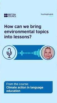 Environmental topics into the classroom #teachingcommunity #education #teachingenglish