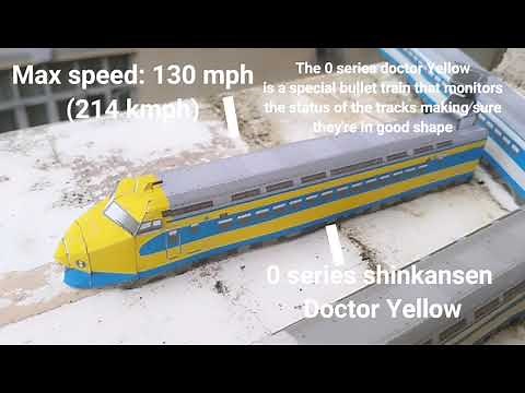 Papercraft: 0 series shinkansen