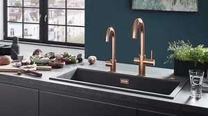 1.3K views · 53 reactions | GROHE Blue faucets also come in our dazzling GROHE Colors range. Now you can match the watersystems tap that gives you chilled and filtered still, medium and sparkling water with your beautiful kitchen. | GROHE | Facebook