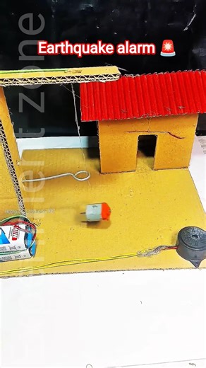 Earthquake Detector Alarm A DIY Science Project with Buzzer #experiment #stemprojects #stemfun #ste