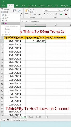 Self -jumping function dates in Excel fill the automatic date