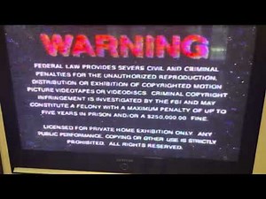 Opening to The Wizard of Oz 1996 VHS (French Canadian Copy)