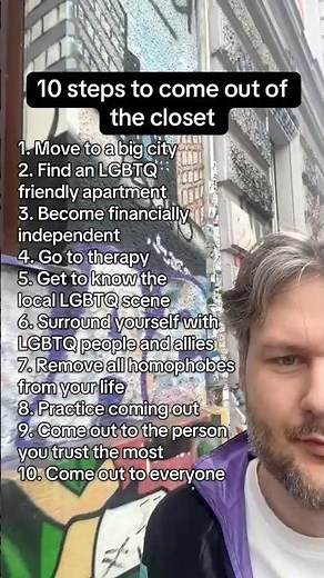 10 steps to come out of the closet