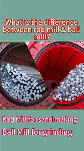 🔍 Rod Mill vs. Ball Mill: What's the Difference? ⚙️ #ballmill