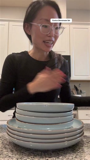 Costco 16 Piece Dinnerware Set - Blue or Grey?