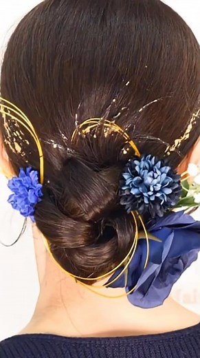 【2026年成人式ヘア これ‼①】早く‼︎可愛く仕上げる着物用ヘアスタイル♡