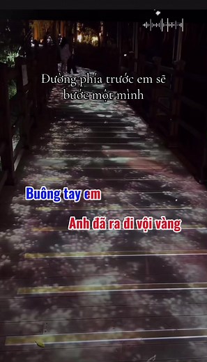 Học cách đi một mình - karaoke bolero nhạc buồn