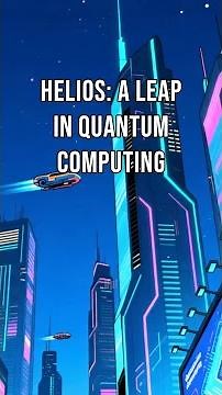 Quantinuum Helios: 98 Qubit Quantum Computer Changes Everything