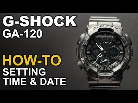 Gshock GA-120 - Setting time and date - Module 5229