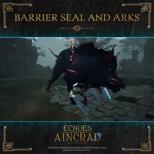 Echoes of Aincrad - Field Gimmick Introduction: Barrier Seal and Arks