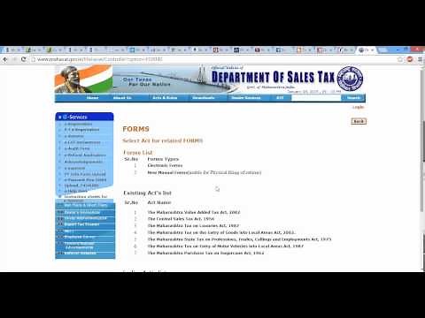 MVAT (1) How to select and download MVAT Return