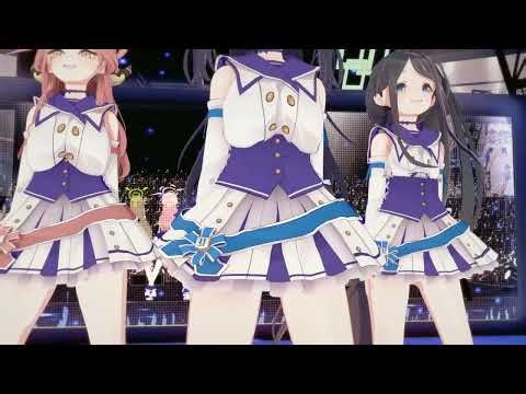 (blue archive mmd)[イタズラ☆ストレート]で[STAR☆T☆RAIN]